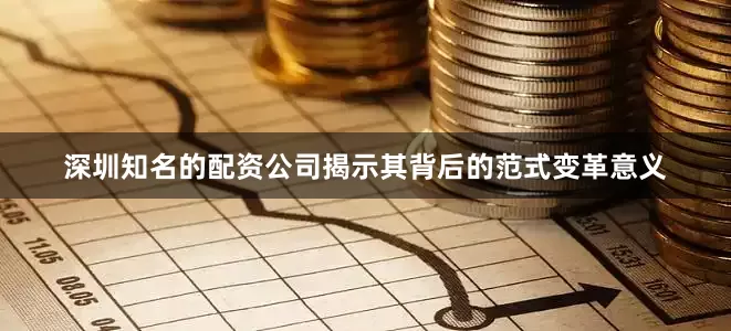 深圳知名的配资公司揭示其背后的范式变革意义