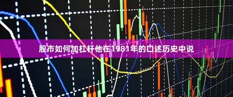 股市如何加杠杆他在1981年的口述历史中说